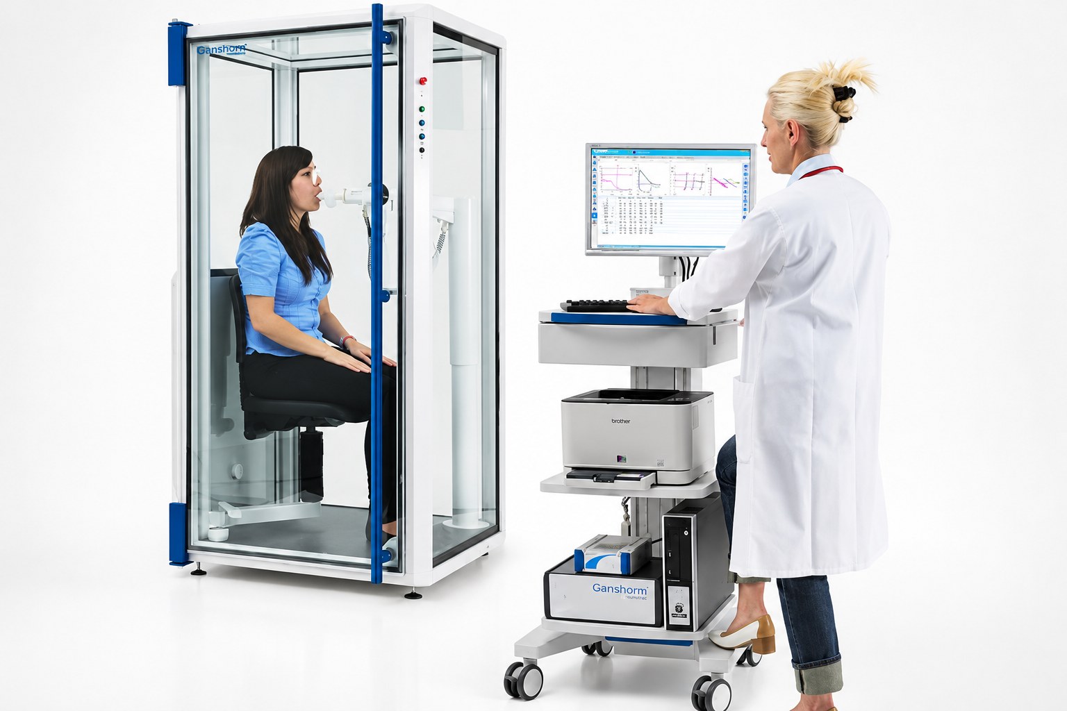 Body plethysmography and complete PFT