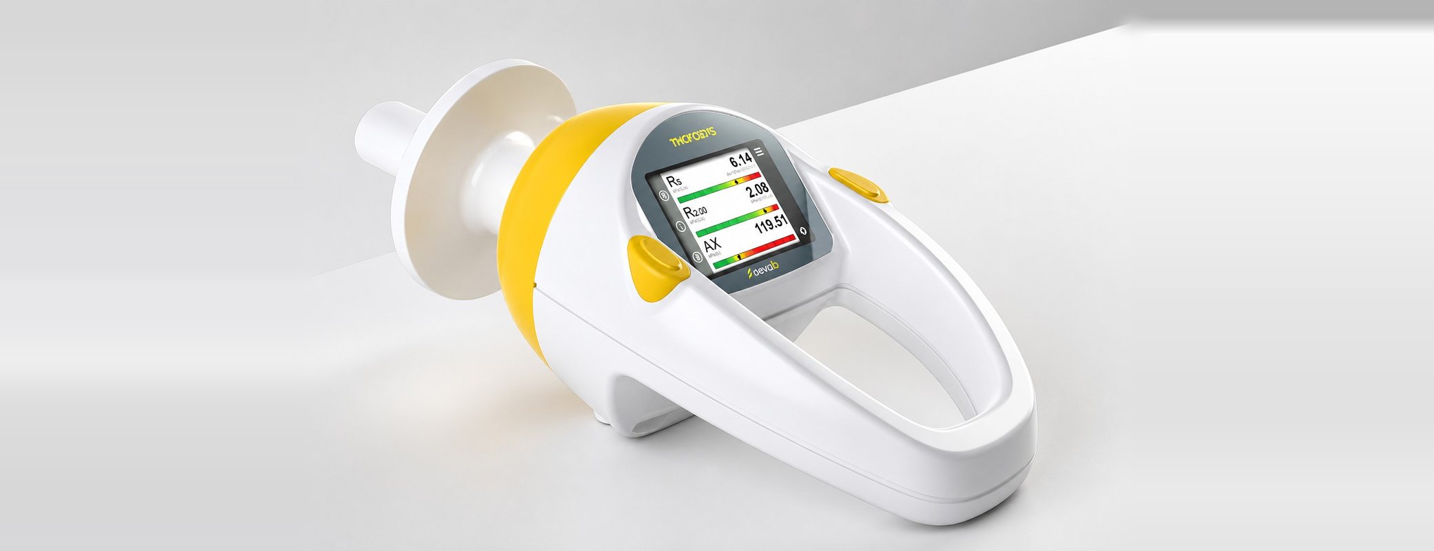 Airwave oscillometry, portable and wireless