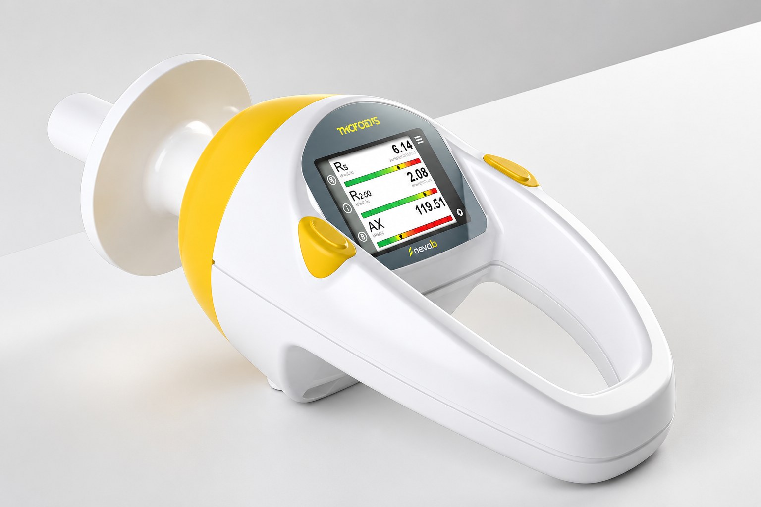 Airwave oscillometry, portable and wireless