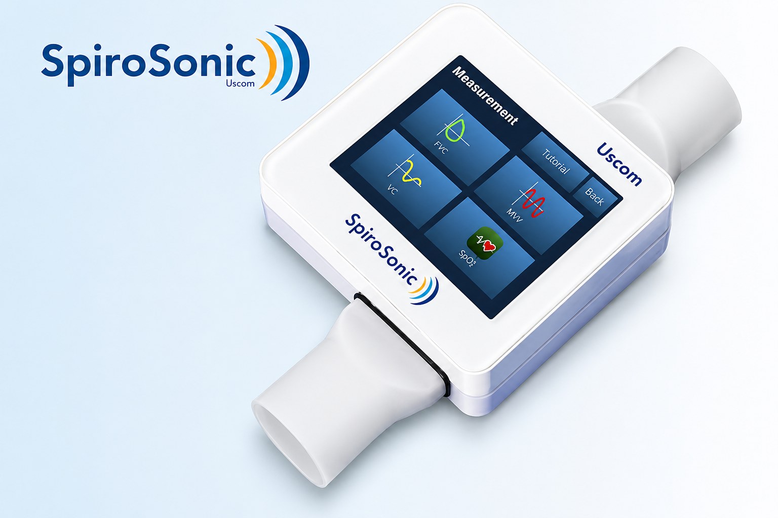 Ultrasonic spirometry at the point of care