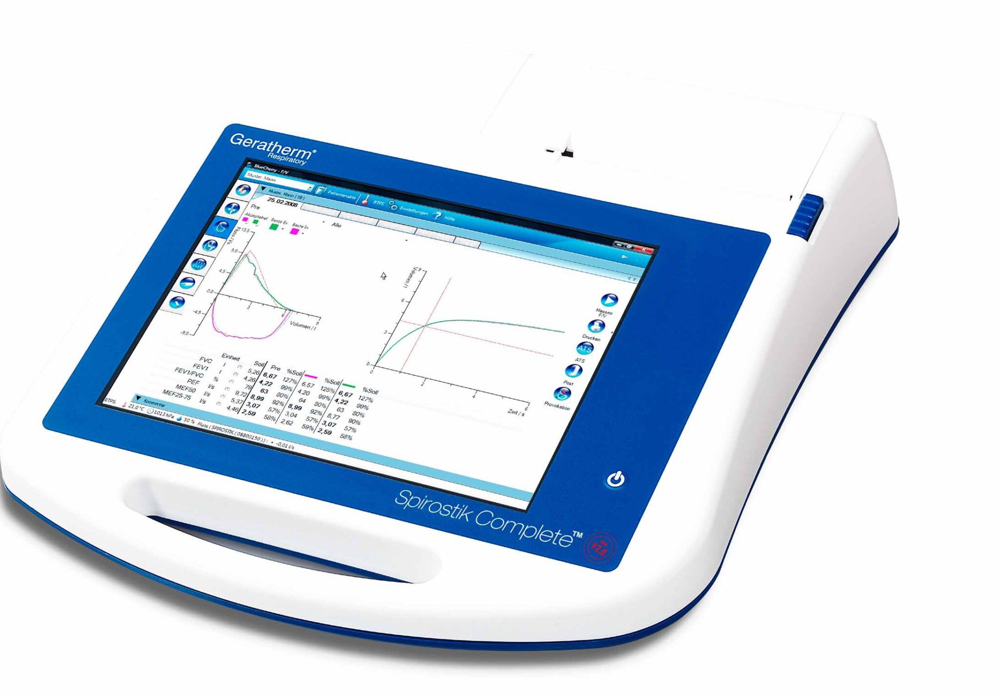 Spirostik Complete (Portable Desktop Spirometer) Carna Medicare